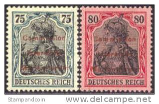 Marienwerder #29-30 XF MH From 1920, 4 German Expertizers - Andere & Zonder Classificatie