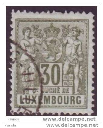 1882 - Luxembourg Mino 53 B - 1882 Allegorie