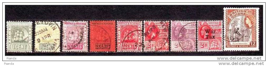 1889/1950 - British Guiana, Lot - Guyane Britannique (...-1966)