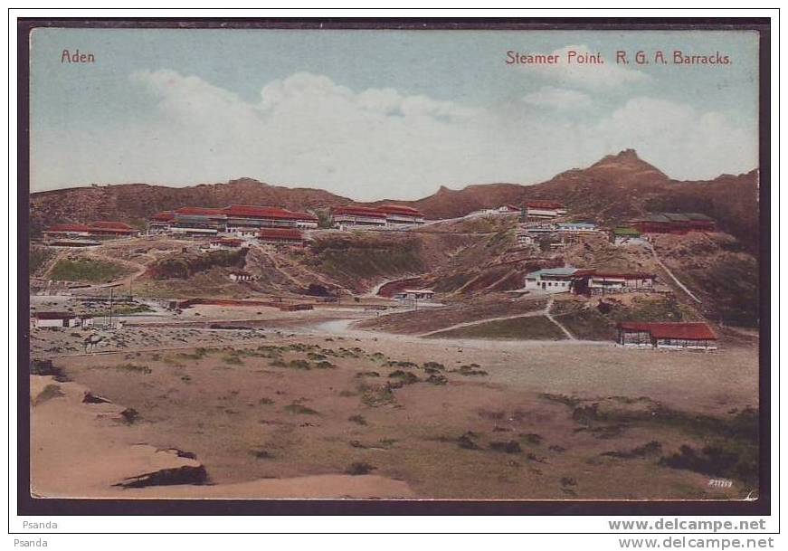 ADEN - Steamer Point. R.G.A. Barracks. Yemen. - Yémen