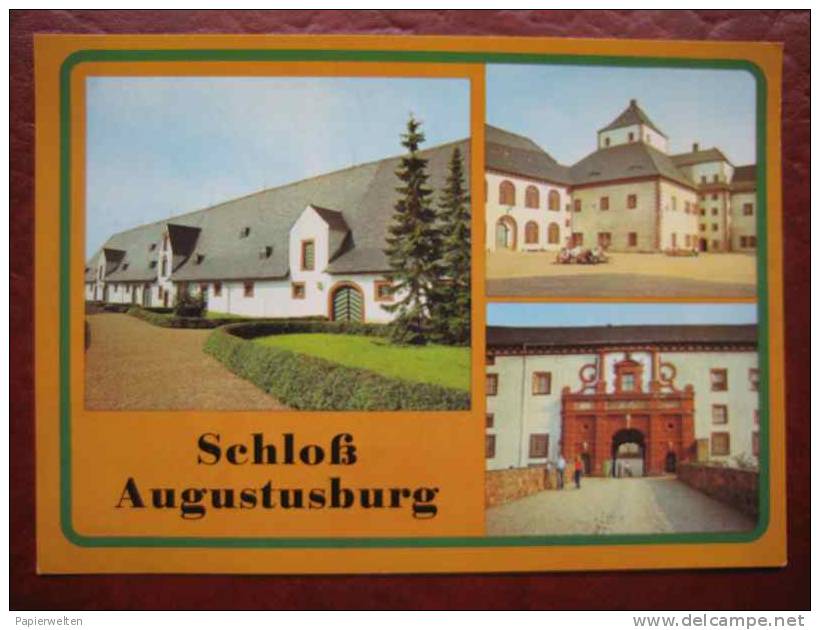Augustusburg - Mehrbildkarte Schloss - Augustusburg