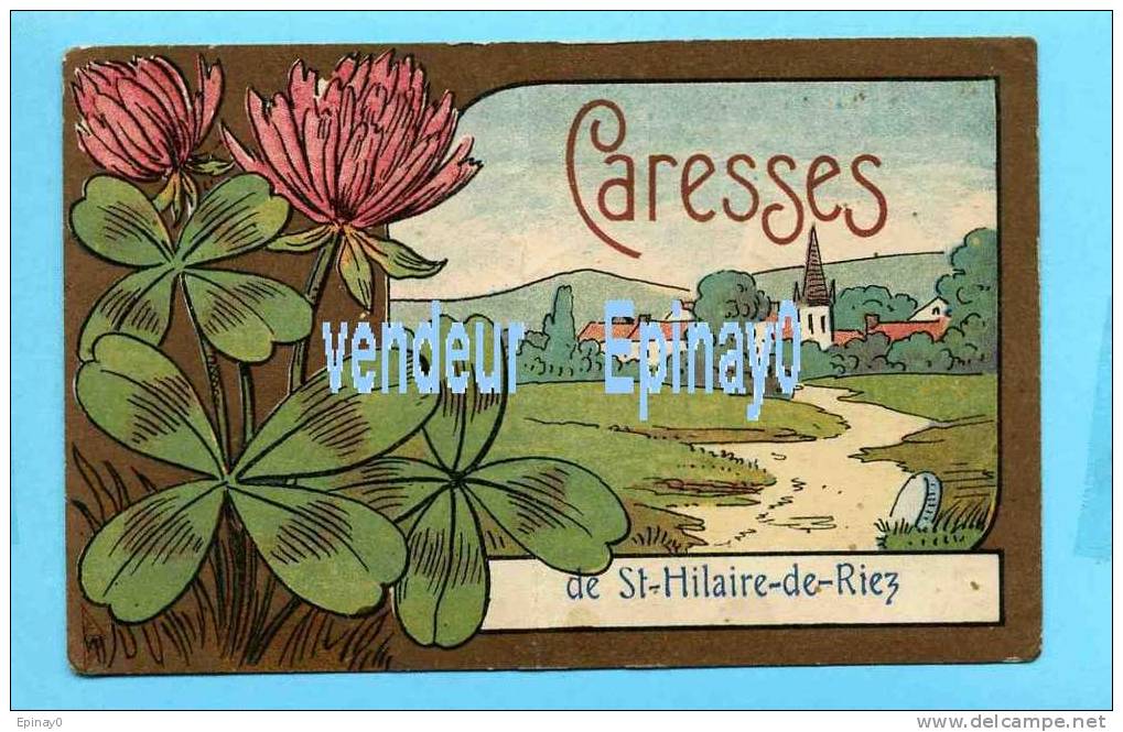 B - 85 - SAINT HILAIRE DE RIEZ - RARE Fantaisie - CARESSES - Saint Hilaire De Riez