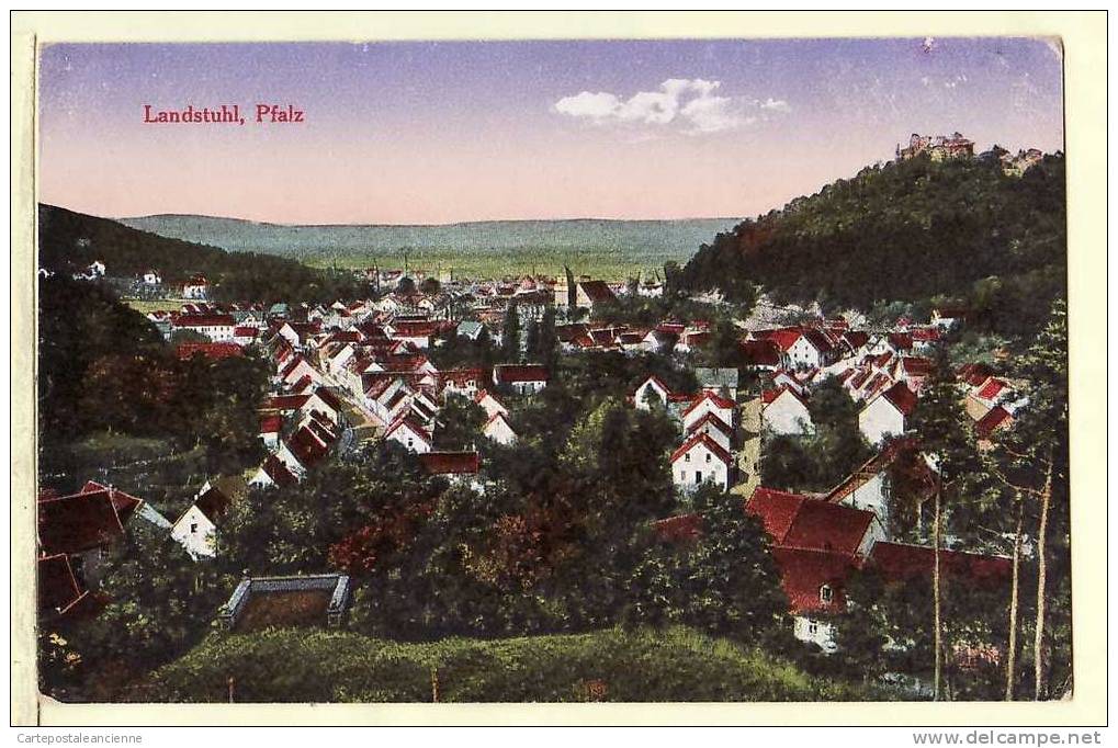 LANDSTUHL PFALZ Postée 10.10.1918 Correspondance CPAWW1 ¤ Litho Color ¤ ALLEMAGNE GERMANY DEUTSCHLAND DUITSLAND  ¤4228AA - Landstuhl