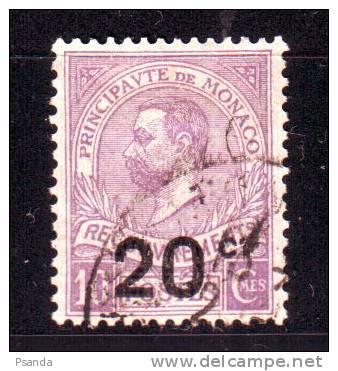 1919 - Monaco, Mi. No. 12, Porto - Usados