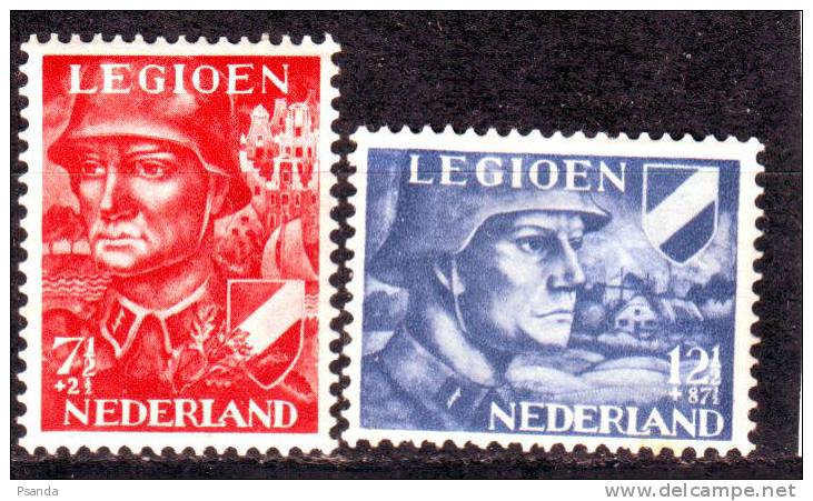 1925 - Netherland, Legionars, Nederland Legionen, Mi. No. 110-113 MLH* - Unused Stamps
