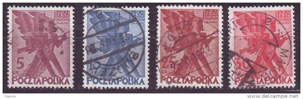 1930 - Poland, Mi. No. 265-268 - Used Stamps