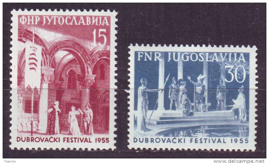 1955 - FNR Yugoslavija, Mi. No. 761-762, MNH - Nuovi