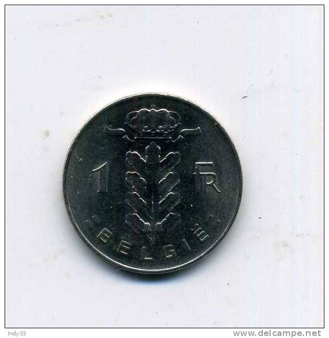 - BELGIQUE . 1 FRANC 1975 - 1 Franc