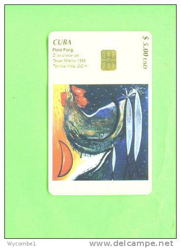 CUBA - Chip Phonecard/Fiora Fong Art - Kuba