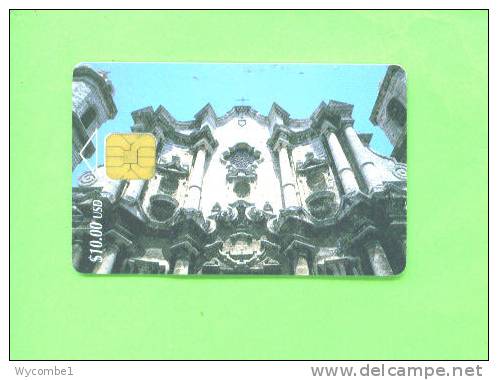 CUBA - Chip Phonecard/Havana Cathedral - Kuba