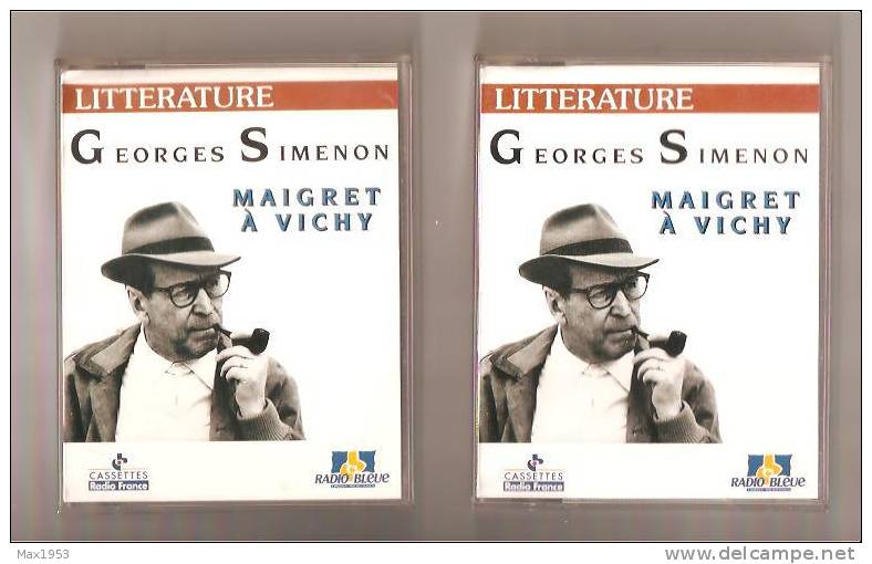 Georges Simenon Maigret à Vichy Coffret De 3 K7 (Durée 4h) Cassettes Radio-France 1992 - Simenon