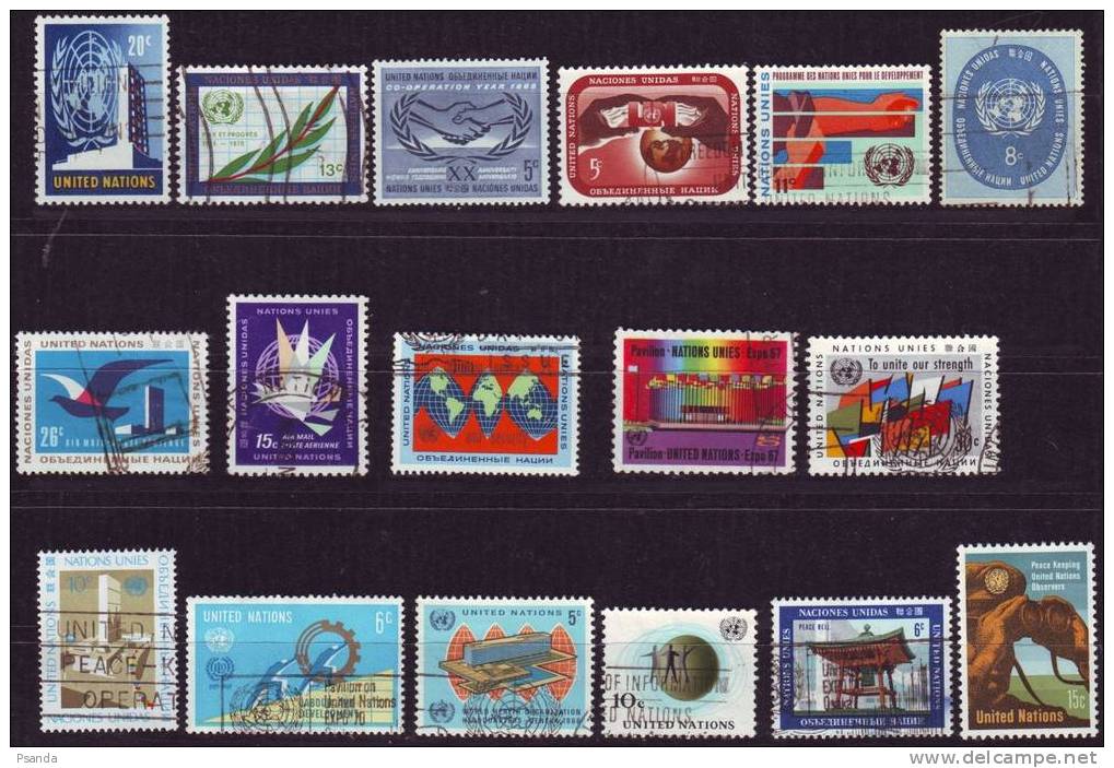UN - Lot, Mix 1970-1979 - Used Stamps