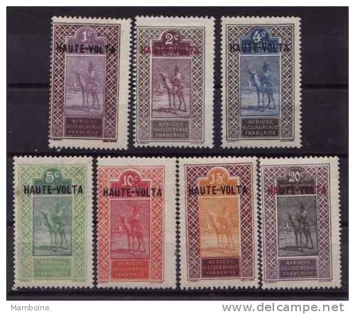 Haute Volta    1920  N° 1 à 7  Neuf  X - Unused Stamps