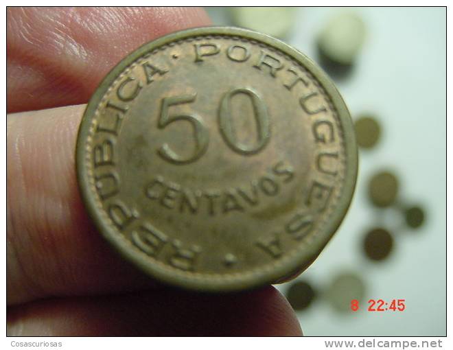 2624   MOÇAMBIQUE  MOZAMBIQUE  50 CENTAVOS      YEAR  1957  BELA++  OTHERS IN MY STORE - Mosambik