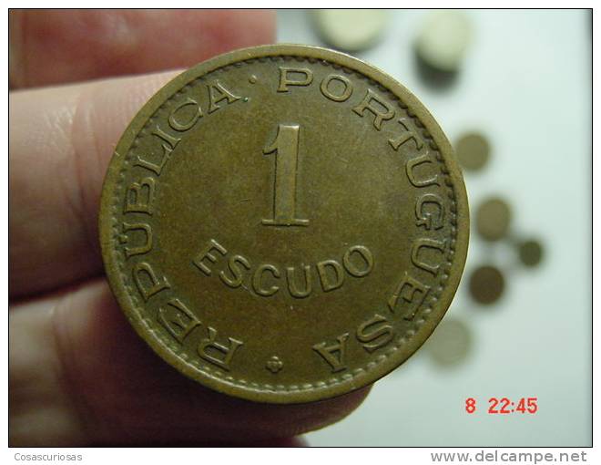 2626 ANGOLA   1 ESCUDO       YEAR  1953   MBC   OTHERS IN MY STORE - Angola