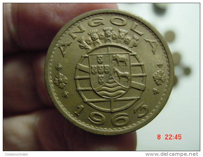 2632   ANGOLA   1 ESCUDO       YEAR  1963  BELA++   OTHERS IN MY STORE - Angola
