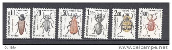 France  Taxe  103/112  *  TB   Insectes - 1960-.... Nuevos