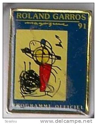 Roland Garros 91, Ma Quinzaine Programme Officiel (tennis) - Tennis