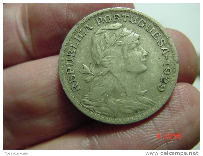 2690   PORTUGAL     50 CENTAVOS       YEAR  1929       OTHERS IN MY STORE - Portugal