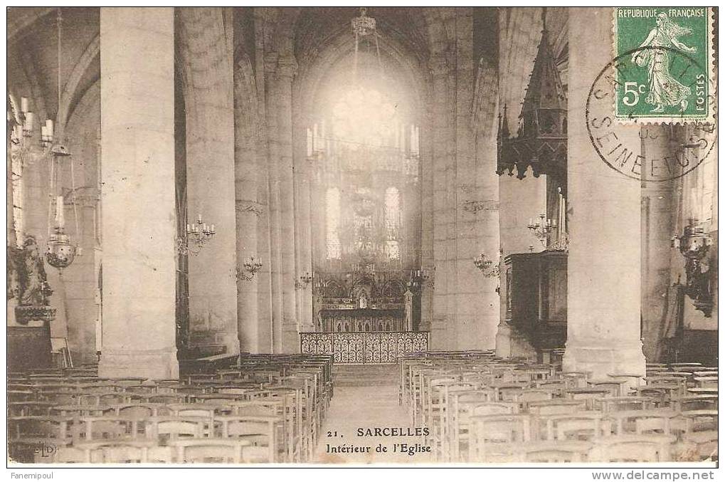SARCELLES.     Intérieur De L'Eglise - Sarcelles