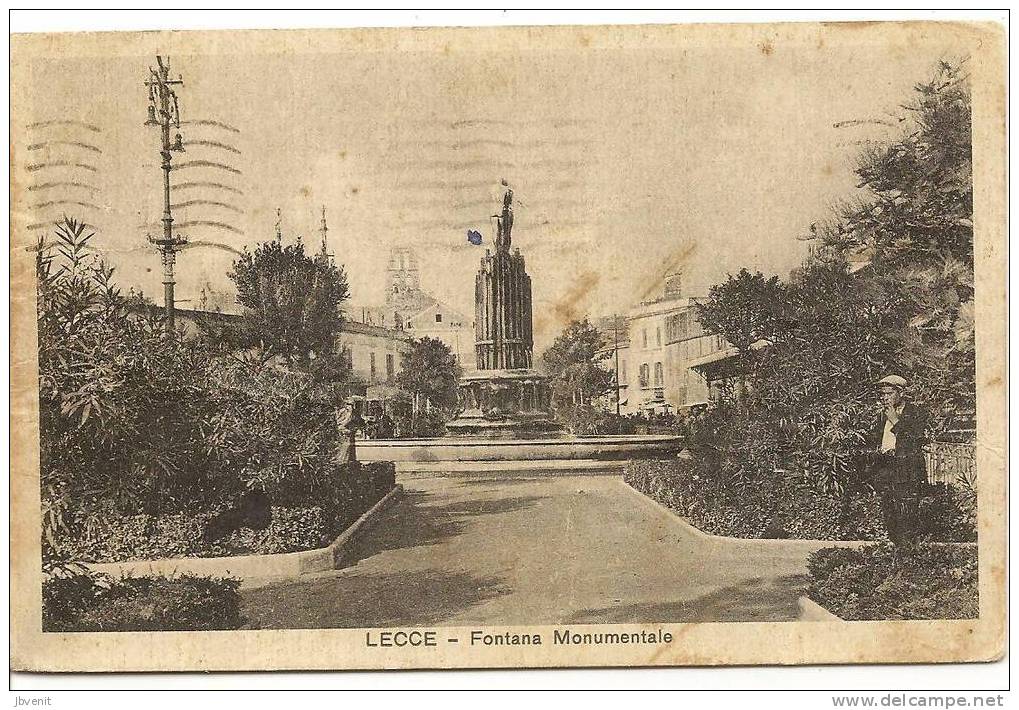 LECCE - Fontana Monumentale - Trani