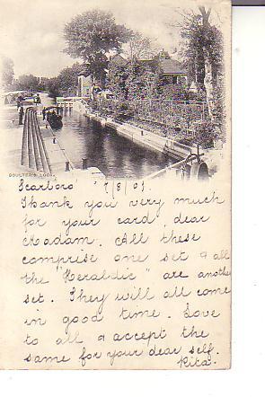 Cpa Boulter´s Lock Written In 1901 - Scarborough