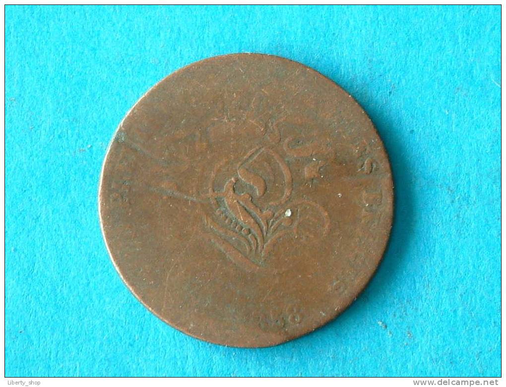 1858 FR 2 Cent ( Morin 106 - For Grade, Please See Photo ) !! - 2 Centimes