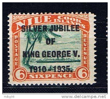 Niue+ 1935 Mi 54 Mlh Regierungsjubiläum - Niue