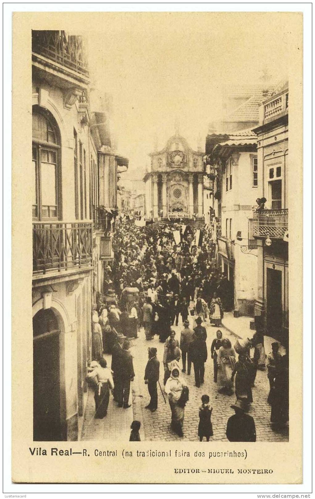 VILA REAL - FEIRAS E MERCADOS -  R. Central (Na Tradicional Feira Dos Pucarinhos) Carte Postale - Vila Real