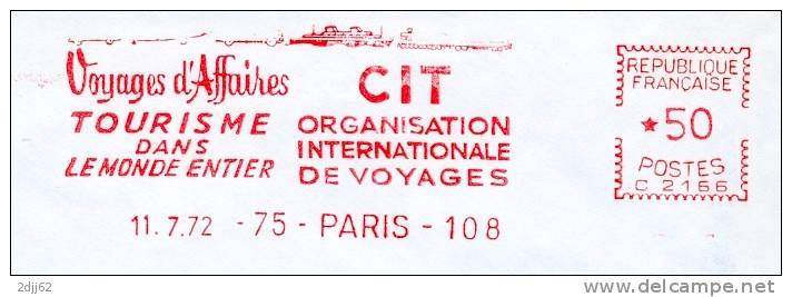 Voyage, Affaire, Tourisme, Paquebot EMA Havas - Enveloppe   (1722APC)) - Hotels, Restaurants & Cafés