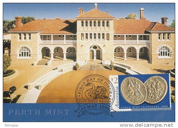 Australia-1999 Perth Mint Building Maximum Card - Cartes-Maximum (CM)