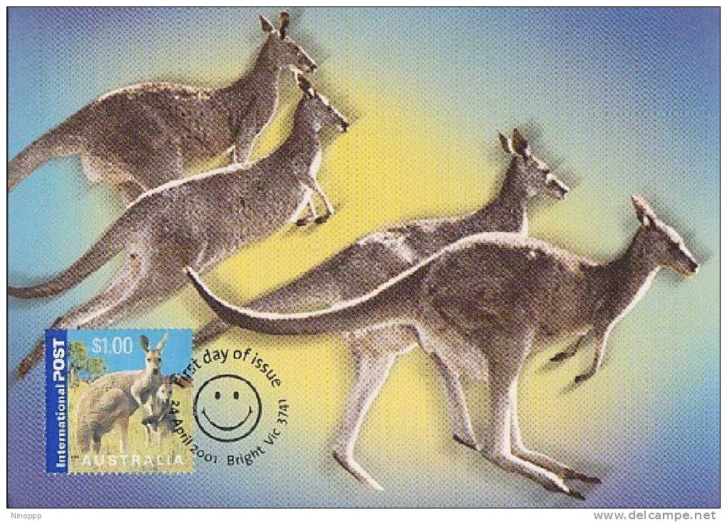 Australia-2001 Colour My Day  Leaps And Bounds  Maximum Card - Other & Unclassified