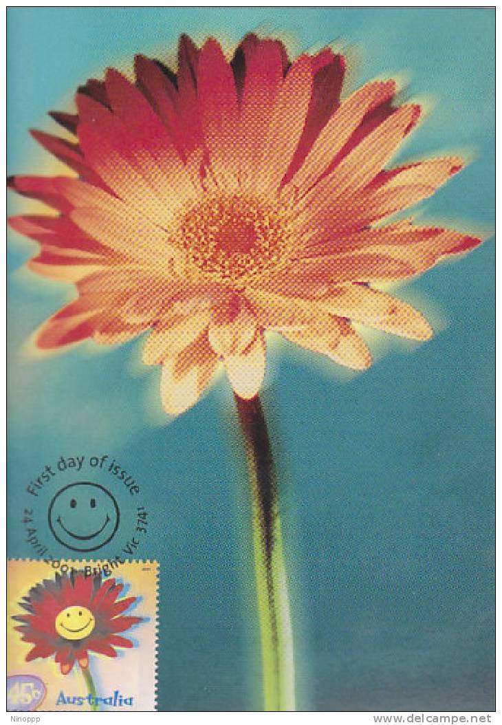 Australia-2001 Colour My Day  Smile    Maximum Card - Other & Unclassified