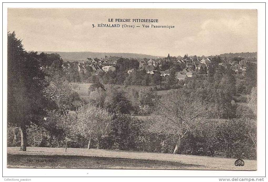 Cp , 61 , REMALARD , Vue Panoramique - Remalard