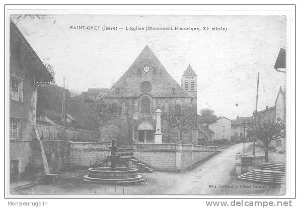 38 )) SAINT CHEF - L'église (Monument Historique Du XI Siècle) Edit Caillard ** - Saint-Chef