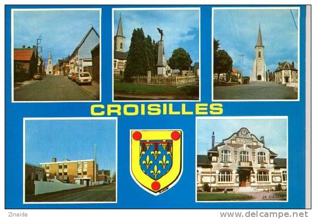 CARTE POSTALE DE CROISILLES - DIVERS ASPECTS - Croisilles