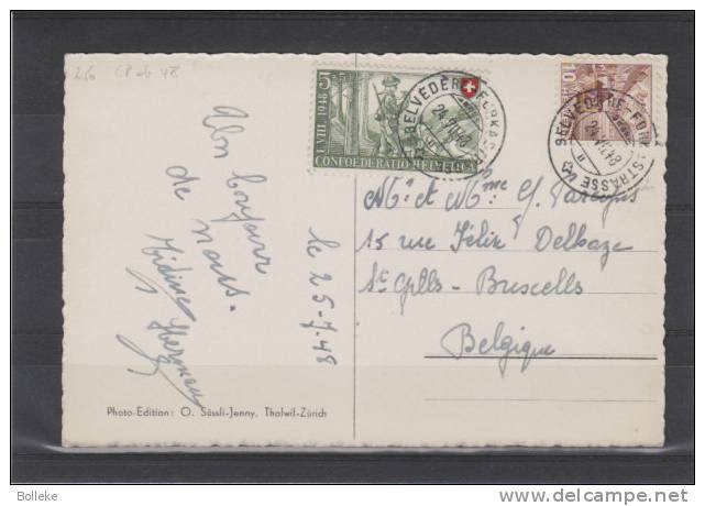 Suisse  -  Carte Postale De 1948  -  Chasseur  -  Fusil - Covers & Documents