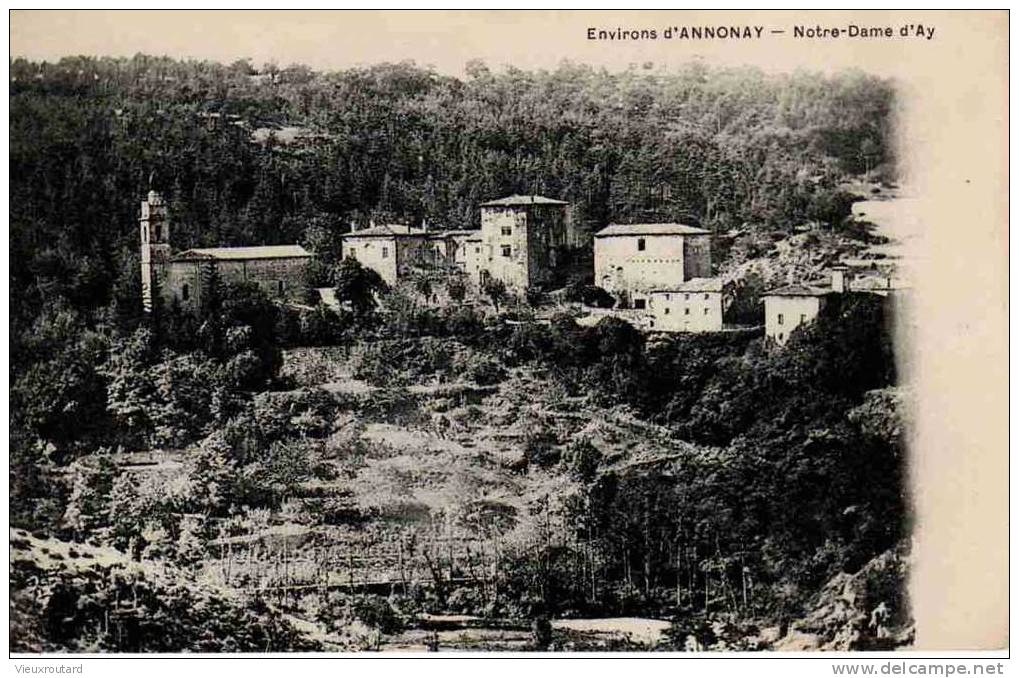 CPA. ENVIRONS D'ANNONAY. NOTRE DAME D'AY. - Annonay