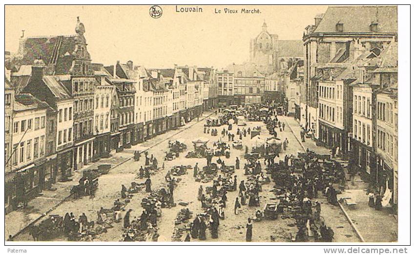 LOUVAIN , MERCADO ANTIGUO (Belgica), Post Card - Mercati