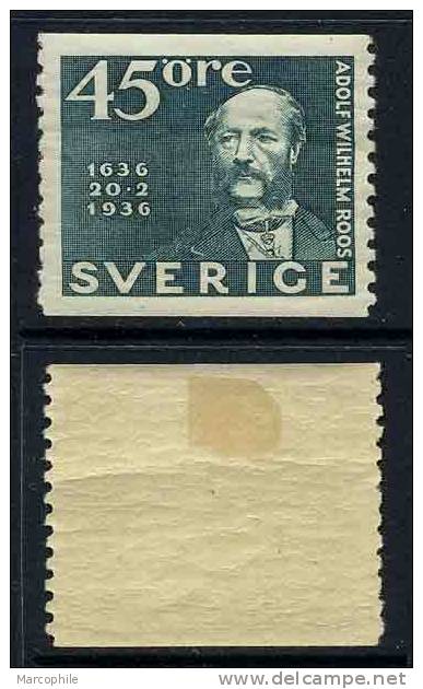SUEDE / 1936 - # 243 - 45 ö. Vert Foncé * / COTE 10.00 EURO - Unused Stamps