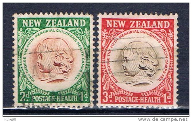 NZ+ Neuseeland 1955 Mi 352-54 - Used Stamps