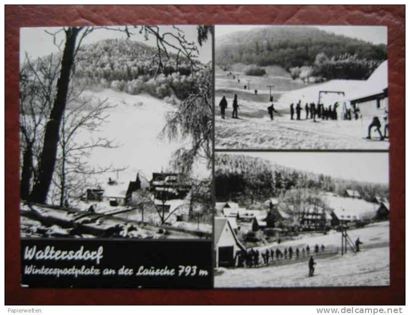 Großschönau - Mehrbildkarte Waltersdorf Wintersportplatz - Grossschoenau (Sachsen)