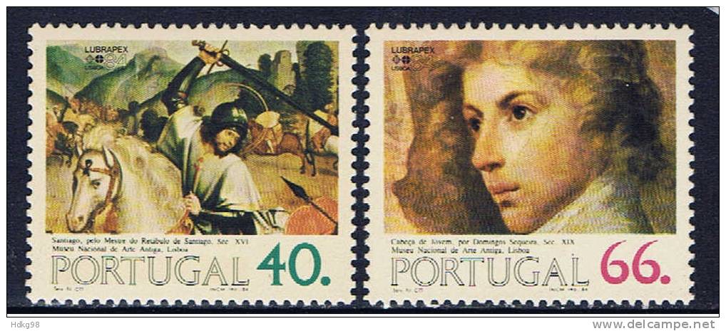 P Portugal 1984 Mi 1632 1634 Mnh Gemälde - Unused Stamps