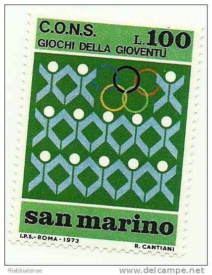 1973 - 880 Giochi Gioventù    +++++++ - Unused Stamps