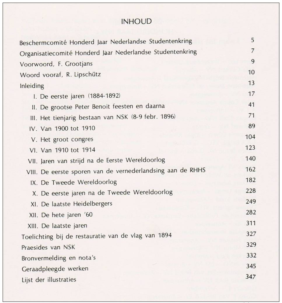 G.L. Holvoet, Honderd Jaar NSK. Kroniek Van De Nederlandse Studentenkring 1884-1984 (Hoger Handelsinstituut Antwerpen) - Histoire