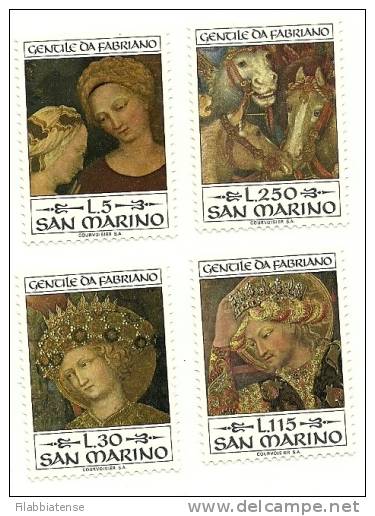 1973 - 906/09  Gentile Da Fabriano     ++++++++ - Unused Stamps