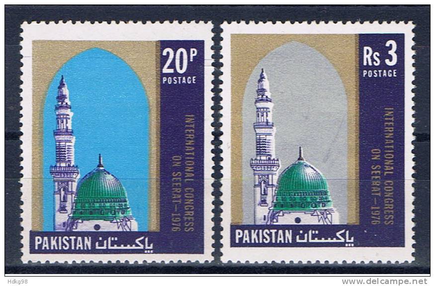 PK Pakistan 1976 Mi 403-04 Mnh - Pakistan