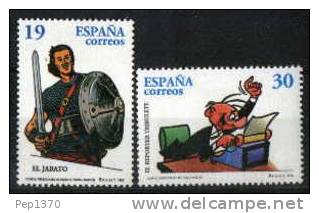 ESPAÑA 1996 - COMICS - Edifil 3435-3436 - Yvert 3016-3017 - Cómics