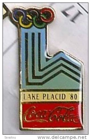 Lake Placid 80 , Coca Cola, Jeux Olympiques (avec Resine) - Coca-Cola