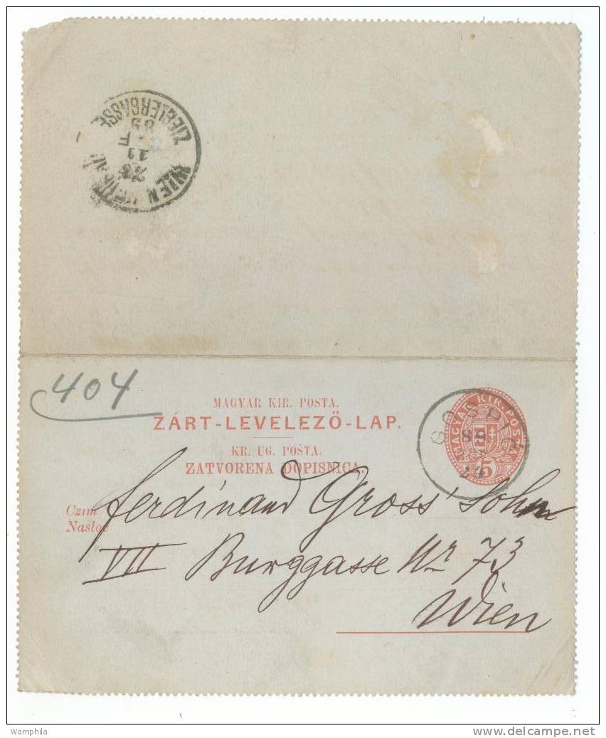 3 Cartes Lettres De 1889, 90, 91 , Voyagées, Toutes Scannées - Entiers Postaux